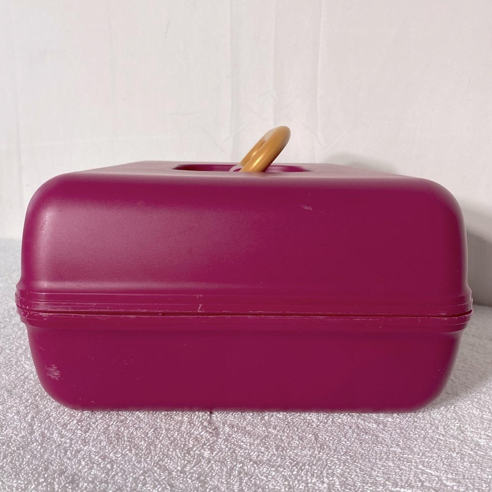 Vintage Caboodles Pink Plastic Makeup Storage Tackle Box - Picture 12 of 16